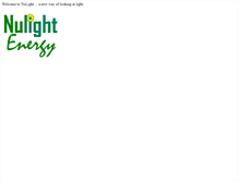 Tablet Screenshot of nulight.com